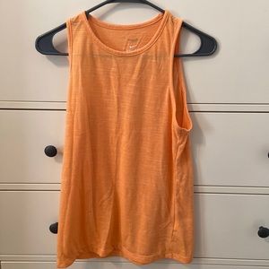 Small Orange Nike Tank Top